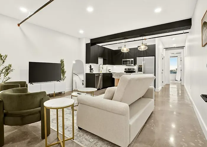 Apartment Urban Stylish 1br Fast Wifi & Full Kitchen